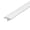 White, variant on Outwater Plastic T Molding Tee Moulding 13/16" Black Flexible PVC Flat Face Bumper Tee Moulding 250 Foot Commercial Pack Coil