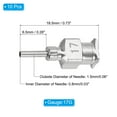 thumbnail image 2 of 10 Pcs 17G 0.26 Inch Bent Blunt Tip Dispensing Needle with Lure Lock for Refilling Liquid Adhesives, 2 of 6