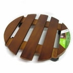 Mainstays 14" Round Wood Caddy