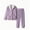 Purple, variant on LckLvx Women's Fuzzy Pajamas Set Button down Sleepwear Matching Pants Thick Winter Lounge Sets