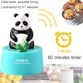 thumbnail image 4 of Temporizador mecánico de cocina bonito, temporizador de cuenta regresiva giratorio con dial de cuerda de 60 minutos, sin pilas, timbre fuerte (panda), 4 of 7