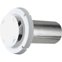 Dundas Jafine ProShield 4 In. White Plastic Dryer Vent Hood BPSH4WZW