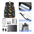 thumbnail image 4 of Lukts Plaid Dachshund for Backpack, Unisex Laptop Computer Large Capacity Backpack, Suitable for Business, School, Travel, 4 of 6