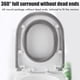 thumbnail image 5 of Asiento De Inodoro Portátil Para El Hogar, Almohadillas Lavables Para Asiento De Inodoro Con Cremallera, Alfombrilla De Punto Grueso Para Asiento De Inodoro Eigraketly HA045629-01, 5 of 6