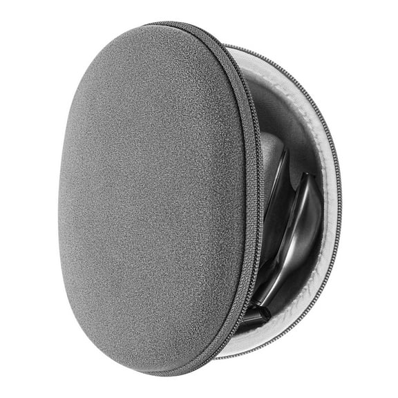 Geekria Shield Headphones Case Compatible with JBL TUNE 750NC, Live 770NC/650BTNC, Replacement Hard Shell Travel Carrying Bag with Cable Storage (Microfiber Grey)