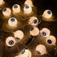 thumbnail image 4 of Lámpara de Fantasmas LED Solar, Ojo de Fantasma Colgante, Iluminación de Fiesta Halloween, Decoración de Exterior, Lámpara Colgante de Bambú, Iluminación de Color, Resistente al Agua, para, 4 of 6