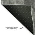 thumbnail image 5 of Addison Rugs Mayfield Premium Machine Washable Transitional Aztec Gray Rectangle Rug, 8' x 10', 5 of 7