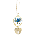 thumbnail image 1 of Blue Octopus Marine Life Cartoon Pattern Car Keychain Angel Wing Pendant, 1 of 4