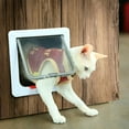 thumbnail image 7 of SELIVO Easy Installation Cat Flap Door, Suitable for Interior Exterior Doors and Thin Walls 4 Way Locking Mechanism Transparent Flap for Most Cats Small Dogs, 7 of 7
