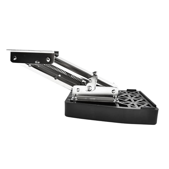 MARINE CITY Outboard Motor Bracket Stainless Steel, Engine-Operated Mount for 2-Stroke Motors up to 10 HP or 90 lbs 4-7/16 Inch 5-11/16 Inch Mounting Size, Ideal for Sailboats & Powerboats