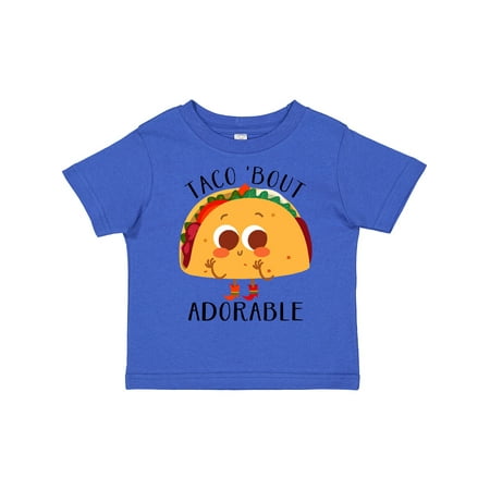 

Inktastic Taco Bout Adorable Funny Gift Toddler Boy or Toddler Girl T-Shirt