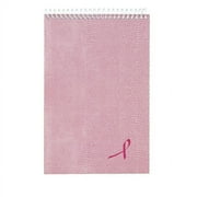 Rediform® Pink Ribbon Steno Book, 6" x 9", 60 Sheets, Pink