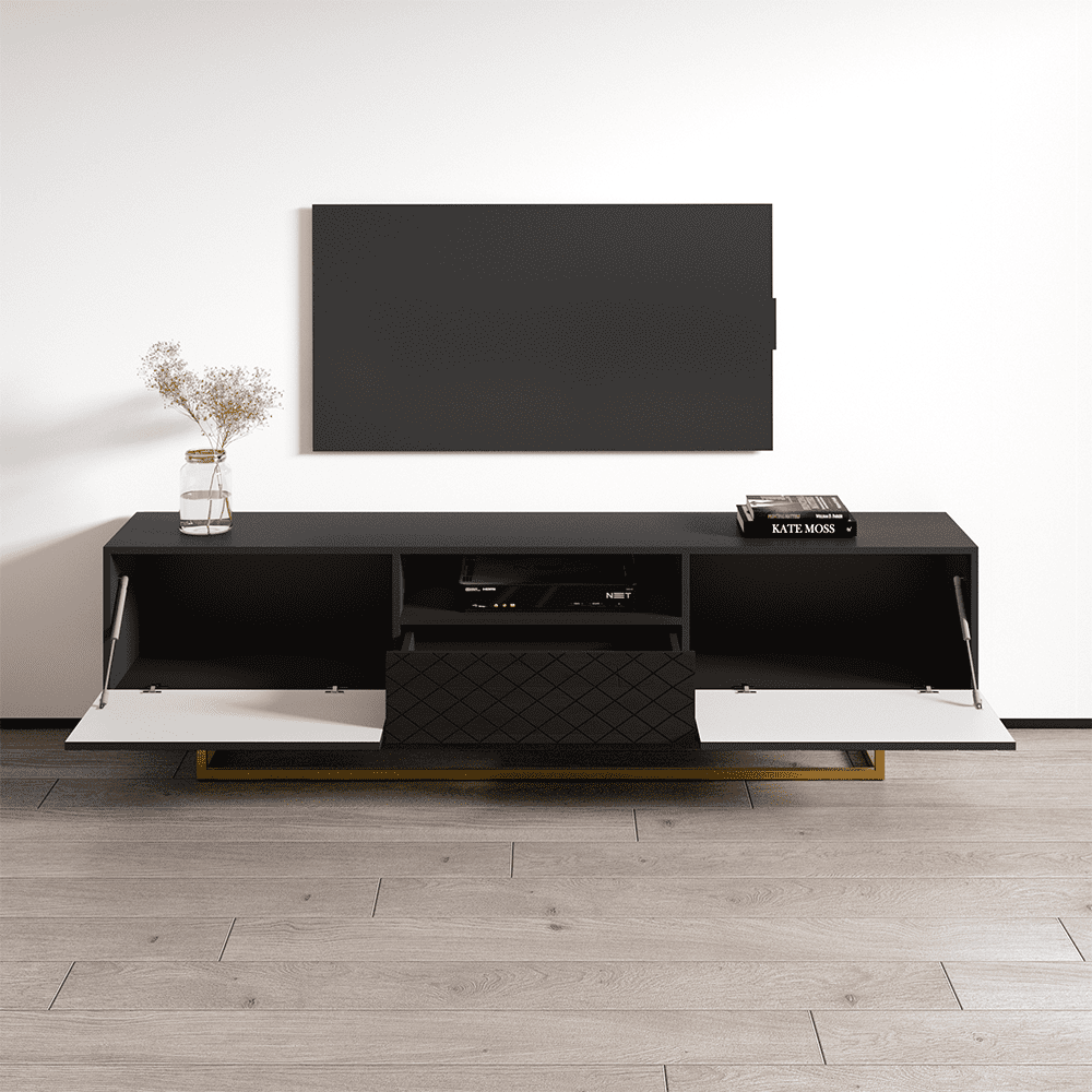 Lattice 01 Mid-Century Modern TV Stand for TVs up to 85