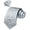 Paisley Gray, variant on Black Ties for Men Plaid Checkered Tie with Handkerchief Set Classic Business Formal Neckties