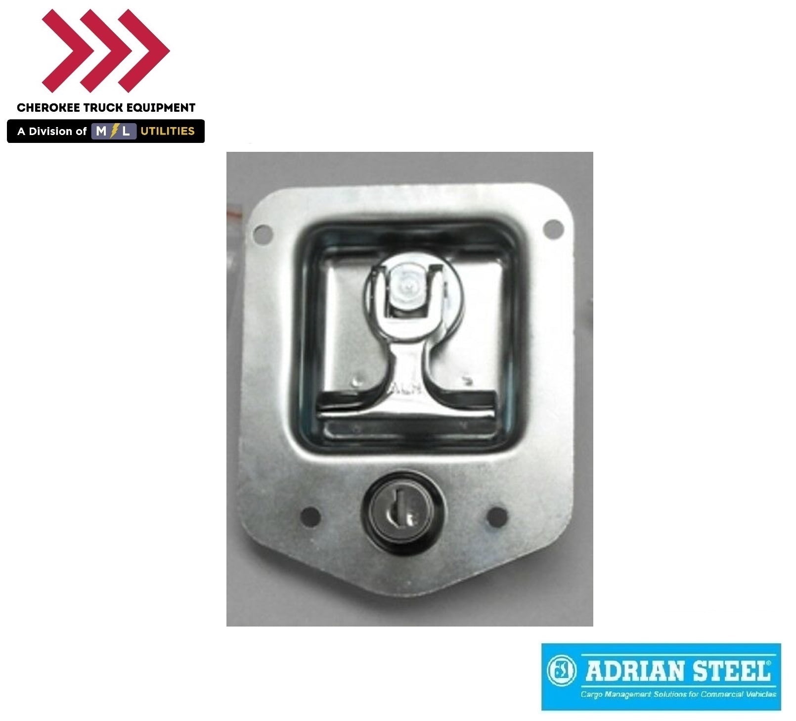 Adrian Steel 21000-0, Locking T-handle Latch w/Keys, For Adrian Steel Door Kits