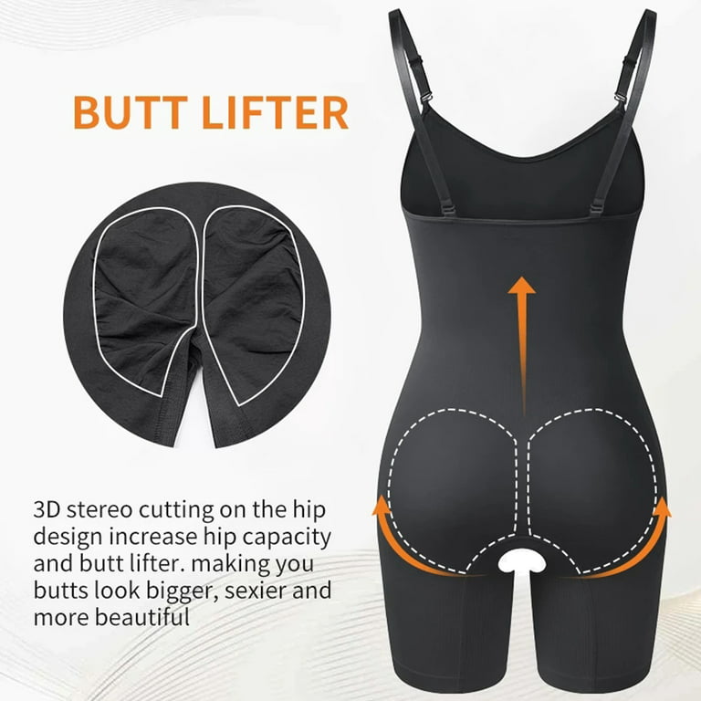 SHAPERIN Women Waist Trainer Corset Bodysuit Butt Lifter Tummy Control  Shapewear Underwear Girdle Full Body Shaper