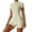 Oatmeal Apricot, variant on FLMEI Womens Onesies Zip up Yoga Bodysuit Jumpsuit Short Sleeve Dance Rompers Summer Skinny Body Shapewear for Women S- XL