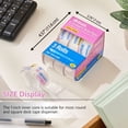 thumbnail image 2 of BAZIC Crystal Clear Tape w/ Dispenser 3/4" X 500", Glossy Finish, (3/Pack), 2-Packs, 2 of 7