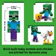 thumbnail image 6 of LEGO Minecraft Chicken Jockey - Building Toy for Boys & Girls, Ages 9+ - Collectible Minecraft Toy - Display for Kids Bedroom - Gift for Birthdays - 21582, 6 of 7