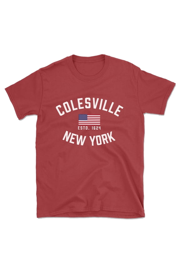 Colesville New York Patriot Men's Cotton T-Shirt