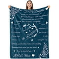 thumbnail image 1 of LHSHID Daughter Blanket Gift Daughter Blankets from Mom Birthday for Daughter from Dad I Love You Daughter Presents to Daughter Daughter Soft Flannel Throw Blanket 30"x40", 1 of 7