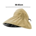 thumbnail image 6 of Mdesiwst Women Summer Sun Hat Large Brim UV Protection Hollow-Top Design Travel Hat Foldable Outdoor Anti-UV Hat, 6 of 7