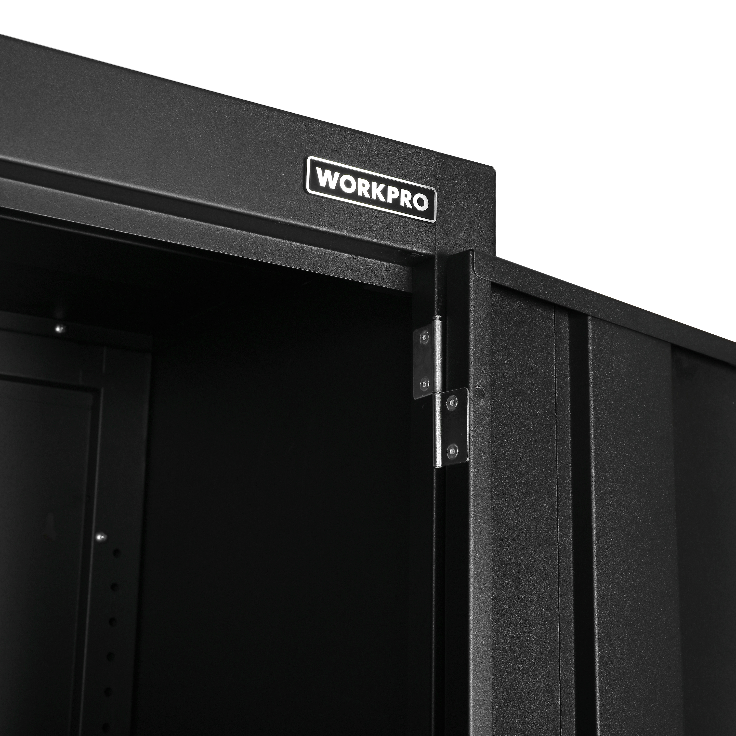 WORKPRO 48-inch Heavy-Duty Garage Storage Cabinet, 3 Shelves, Black, Metal - image 2 of 13