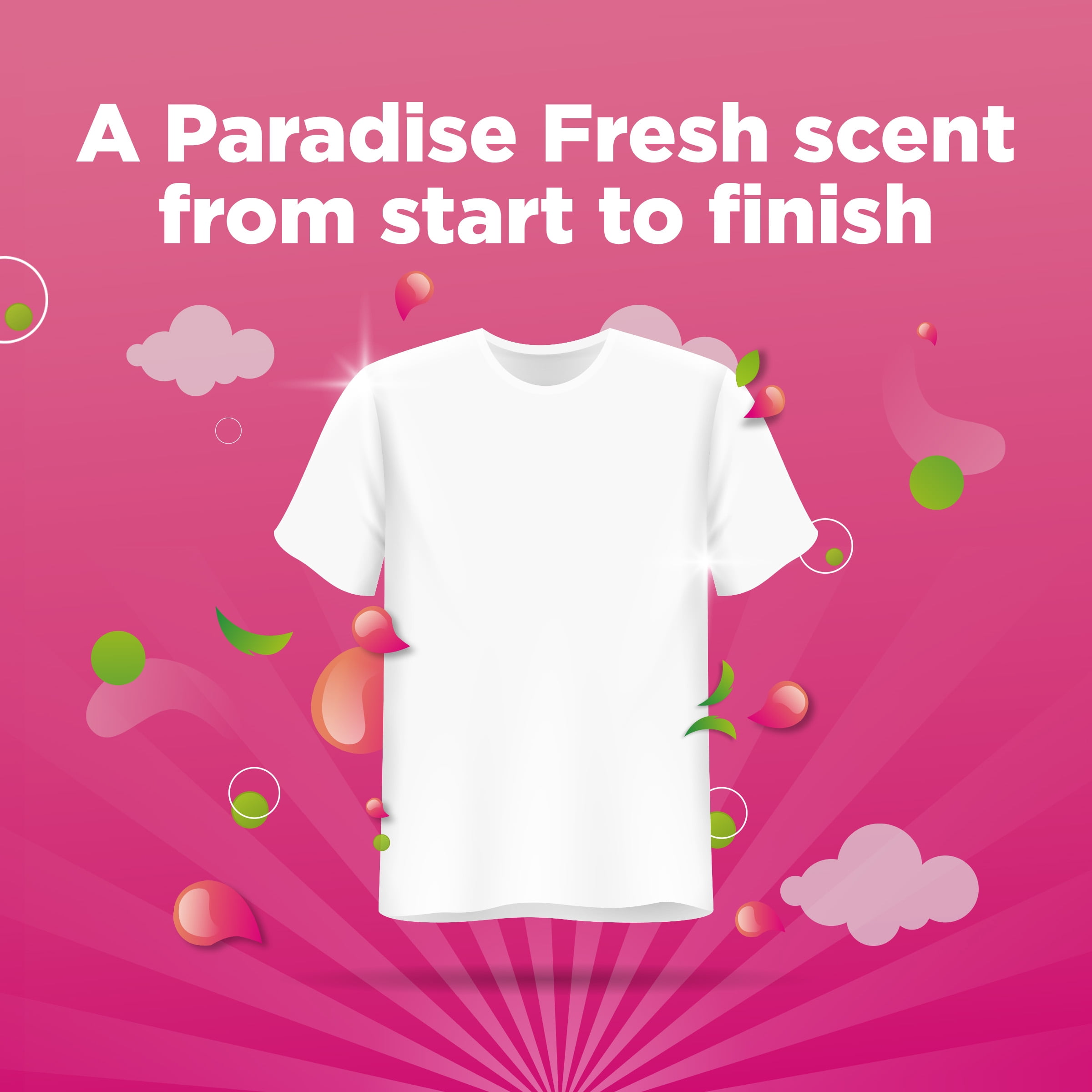 Great Value Ultimate Fresh Dryer Sheets, Paradise Fresh, 180 Count, Compare to Gain®