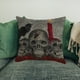 thumbnail image 5 of Advancent Funda de almohada decorativa, decoración de Halloween, funda de almohada acogedora con patrón de calabaza, funda de cojín cuadrada para sofá, Decoración del hogar uno SXYM42 Advancent HA060851-01B, 5 of 6