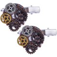 thumbnail image 1 of 2 Pcs Barrettes Steampunk Accessoires Steampunk pour Femmes, 1 of 8