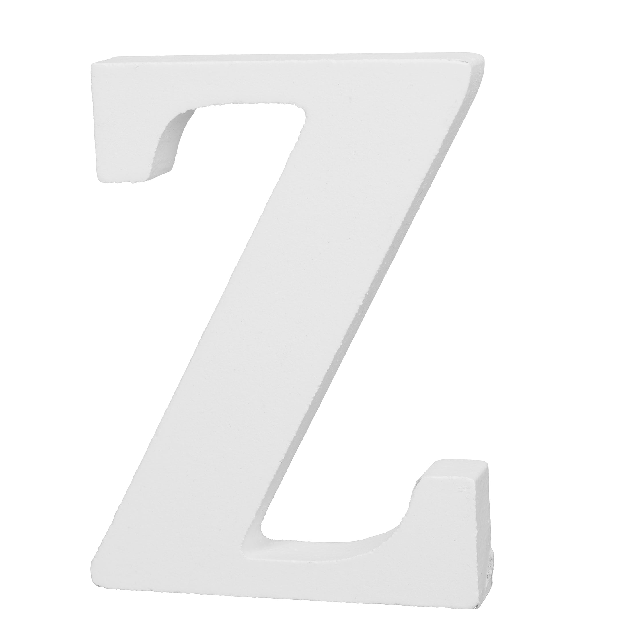 (3 pack) Cousin DIY 3" White Wood Letter Z