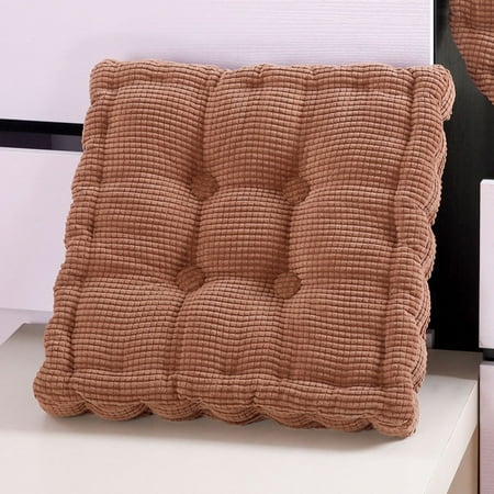 

ERTUTUYI 50x50cm Square Thickened Cushion Pillow Chair Pad Office Home Car Seat Cushion Coffee