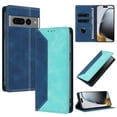 thumbnail image 2 of Phone Case for Google Pixel 7 Pro FOXDOCK Premium Leather,Creative Dual-Color Cover with Card Slot,Shockproof, 2 of 7