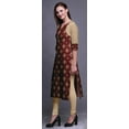 thumbnail image 3 of Bimba Cotton Printed Long Kurti Dress Straight Tunic Dresses For Women Indian Top-Large, 3 of 6