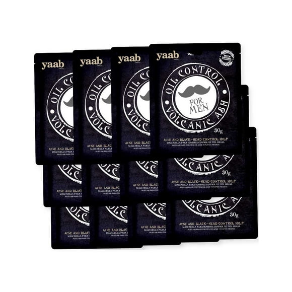 Republic Cosmetics - Pack 12 Mascarillas Faciales: Control de grasa para hombre