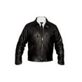 thumbnail image 2 of Motorcycle Racing Jacket Black Leather Motorcycle Jacket Leather Motorcycle Jacket Mens Black Leather Biker Jacket Cafe Racer Jacket Mens size XXXL, 2 of 4