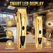 Roziapro Hair Clippers and Foil Shavers Kit for Men Rechargeable Cordless Barber Trimmer with Guards