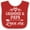 Red and White, variant on Inktastic Grammie and Papa Love Me Boys or Girls Baby Bib