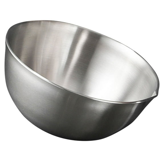 Homoyoyo Large Stainless Steel Mixing Bowl Deep Thick Design for Meal Prep Baking Cooking Home Kitchen Use