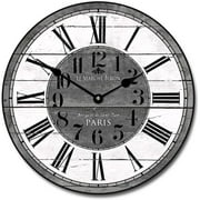 French Street Market Wall Clock | Beautiful Color, Silent Mechanism, Made In USA