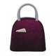 thumbnail image 1 of Fotbe Dark Purple Glitter Bolsa de Almuerzo con Estampado, Lonchera Aislada, Contenedor de Comida Reutilizable Tipo Cooler a Prueba de Fugas, 1 of 6