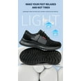 thumbnail image 6 of Breathable Men's Work Shoes Summer Safety Shoes with Steel Toe, Lightweight & Puncture-Proof Protective Sneakers for Industrial & Construction Use, 6 of 7