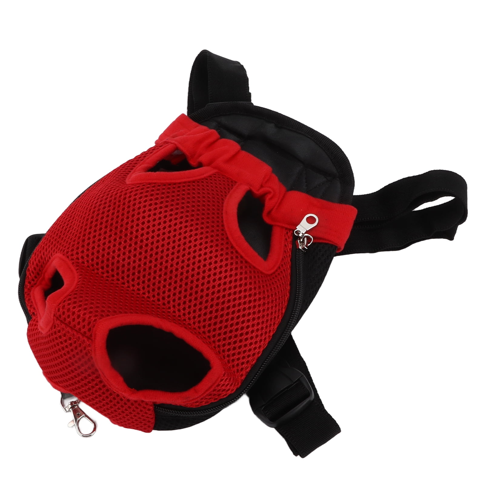 Pet Chest Backpack, Breathable Lightweight Pet Carrier Backpack  For Motorcycle For Hiking For Bike For Travel Red S
