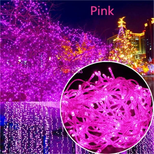 Guirnaldas de luces Led navideñas 5M10M20M50M 9 colores 8 modos AC220V/110V iluminación navideña para decoración de guirnaldas para fiesta de boda