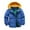Blue, variant on Vedolay Fall Coats for Kids Cute Boy 2023 Hooded Baby Kids Thick Zipper Girls Coat Army Green,140