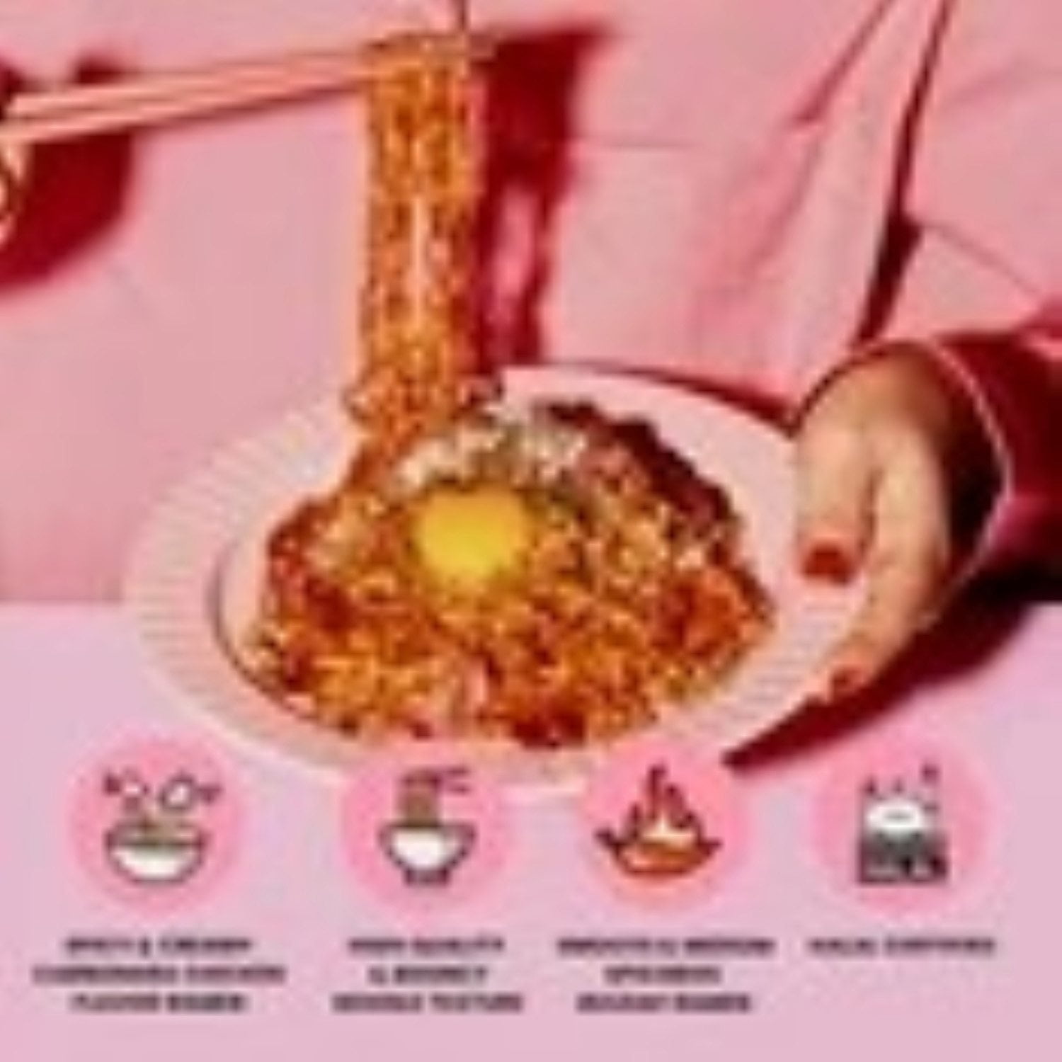 Samyang Buldak Carbonara Spicy Chicken Ramen Bowl, 3.7 oz., 6 pk. with bowl by OMA