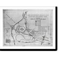 thumbnail image 2 of Historic Framed Print, War Department building site, landscape development areas, 17-7/8" x 21-7/8", 2 of 9