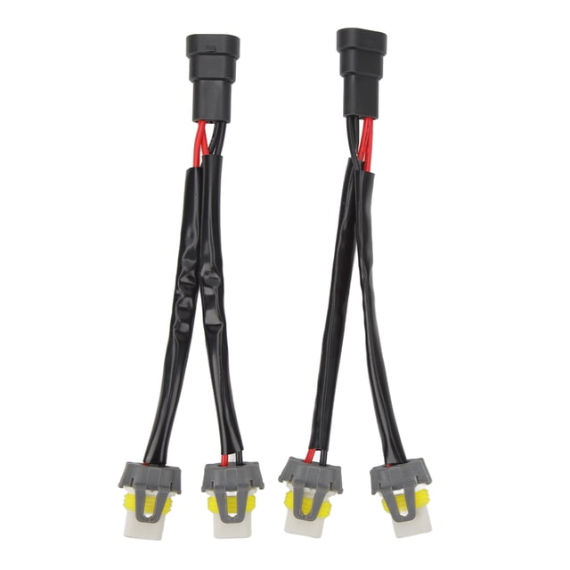 Headlight Lamp Wiring Harness Adapter,2pcs 9005 9006 Male Headlight Maleto Female Conversion Wire Headlight Wiring Connector Harness Cutting-Edge Features