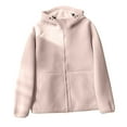thumbnail image 1 of Veste pour Femmes, Veste en Molleton Décontractée à Manches Longues avec Capuchon et Fermeture Éclair, Veste en Molleton pour Femmes, 1 of 9