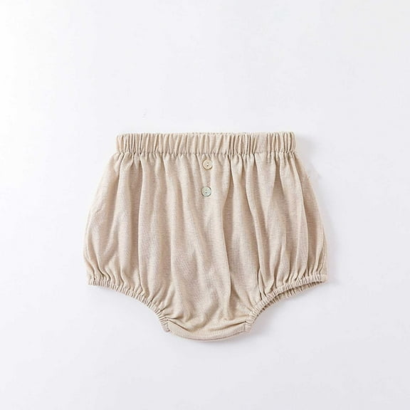 lmcalzta Baby Girls Boys Bottom Shorts Newborn Cotton Shorts Infant Casual Shorts Solid Color,Sizes 0-3 Years